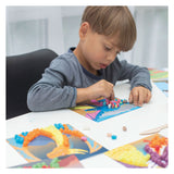 Playmais Mosaic Cards dekorerer fantasy dragon