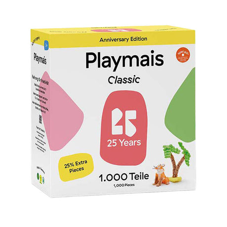 Playmais classic 25 års jubilæum, 800 stk + 25% ekstra