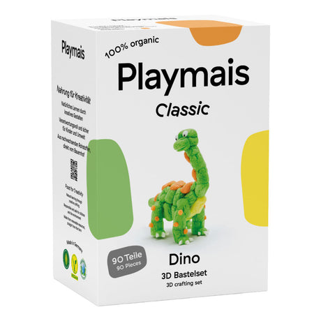 Playmais klassiske 3d dino - 90 stk