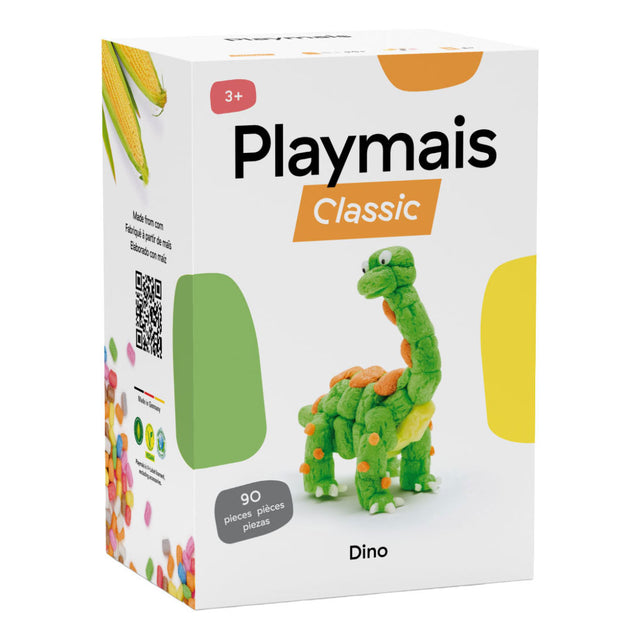 Playmais klassiske 3d dino - 90 stk