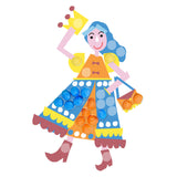 Playmais mosaikprinsesse - 2300 stk
