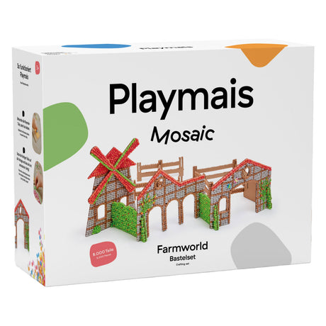 Playmais mosaik gård sæt - 8000 stk