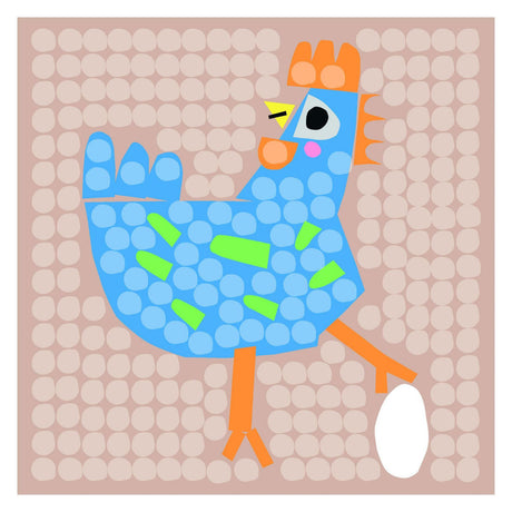 Playmais mosaic kaarten versieren boerderij