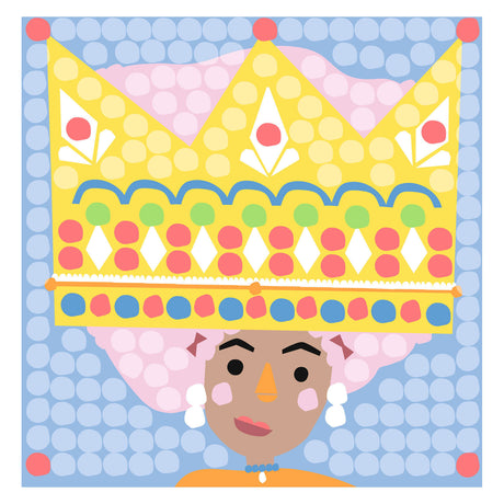 Playmais mosaic kaarten versieren prinses