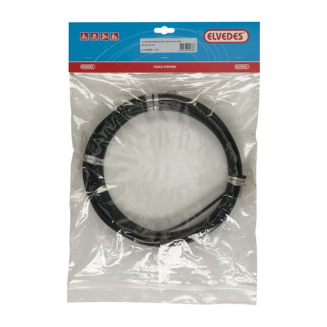 REM udenfor kabel Elvedes med foring Ø5.0mm 10 meter - sort (rulle)