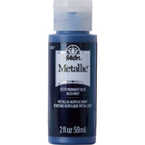 Folkart • metallisk akrylmaling midnatsblå 59ml