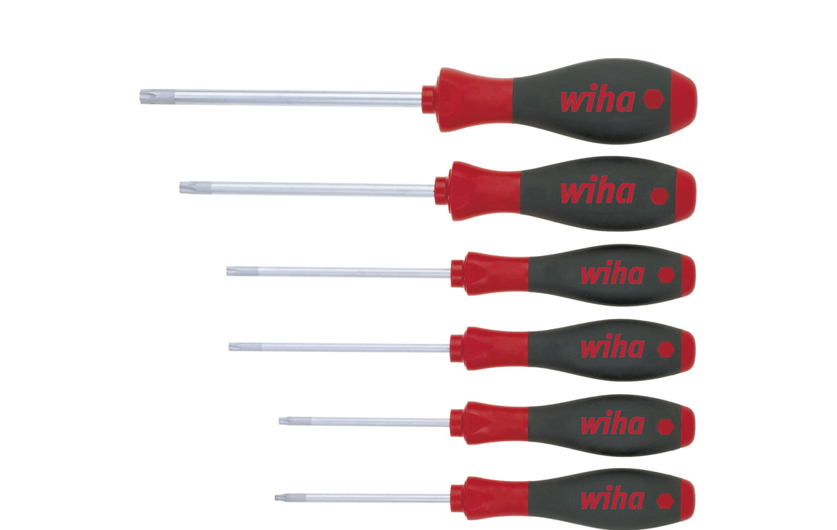 Wiha skruetrækkersæt | 6-delt torx® | multi-komponent håndtag | rund klinge | 1 stk - 27746 - 27746