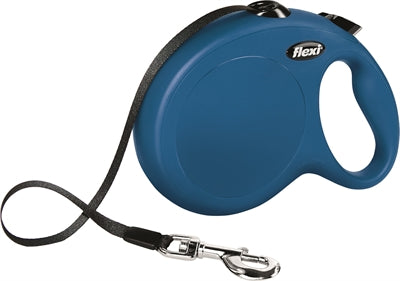 Flexi products retractable line new classic dæk blå l 8 meter op til 50 kg