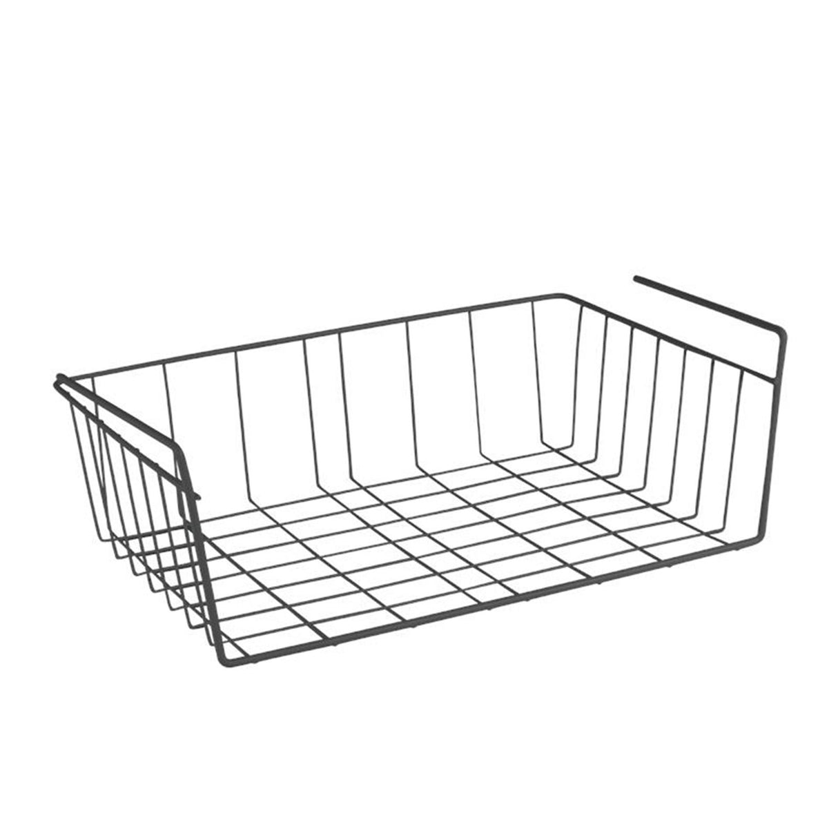 Metaltex hængekurv 40x26x14 cm sort metal