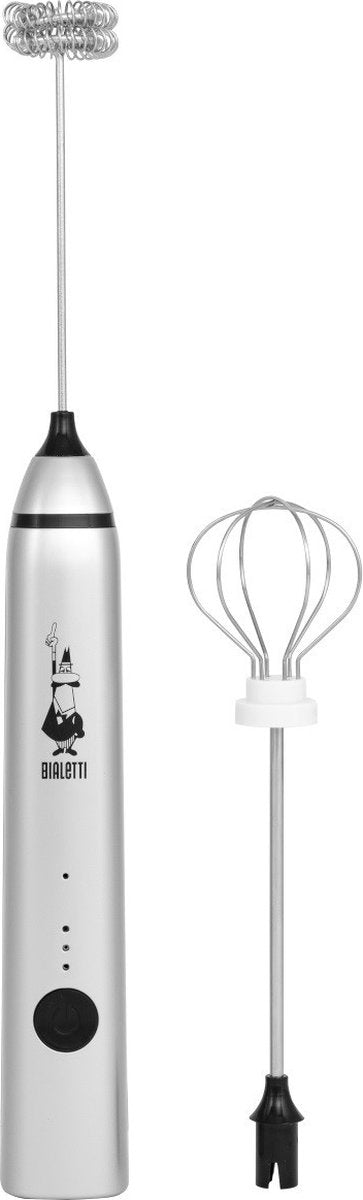 Bialetti - mælkeskummer - pro sølv - genopladelig