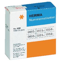 Nummermærker herma