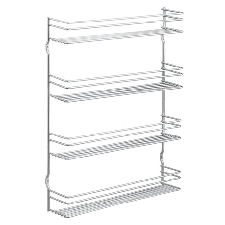 Metaltex Space Saver Smart Kitchen Pepito Herb Rack 4 Floors 36x8x45 cm sølv