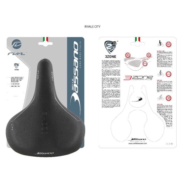 Saddle SB Volare Rivale 3Zone City Black