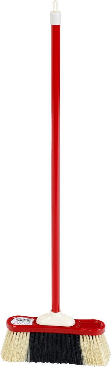 Klein legetøj ren frisk klassisk kost - 18x5,5x61,5 cm - højkvalitets plastik - rød