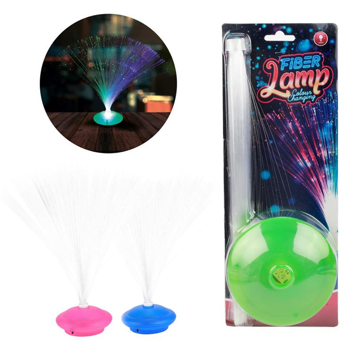 Toi-legetøj toi legetøj fest fiber lys - farve skiftende