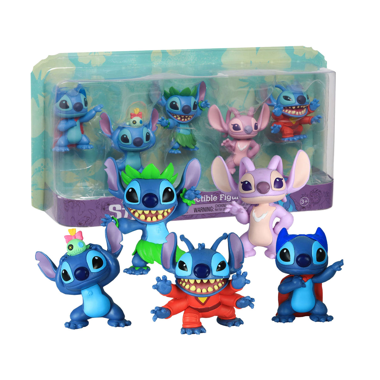 Spectron Disney stitch - sæt med 5 spillefigurer