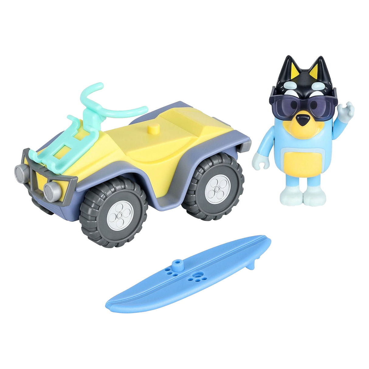Elg legetøj bluey beach quad spille figur