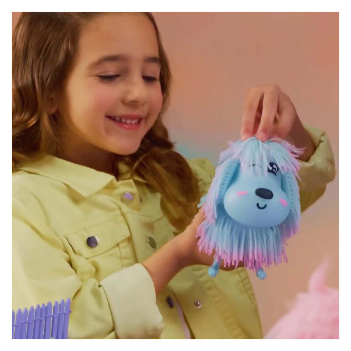 Spectron jiggly pets elektronisk hvalp blå