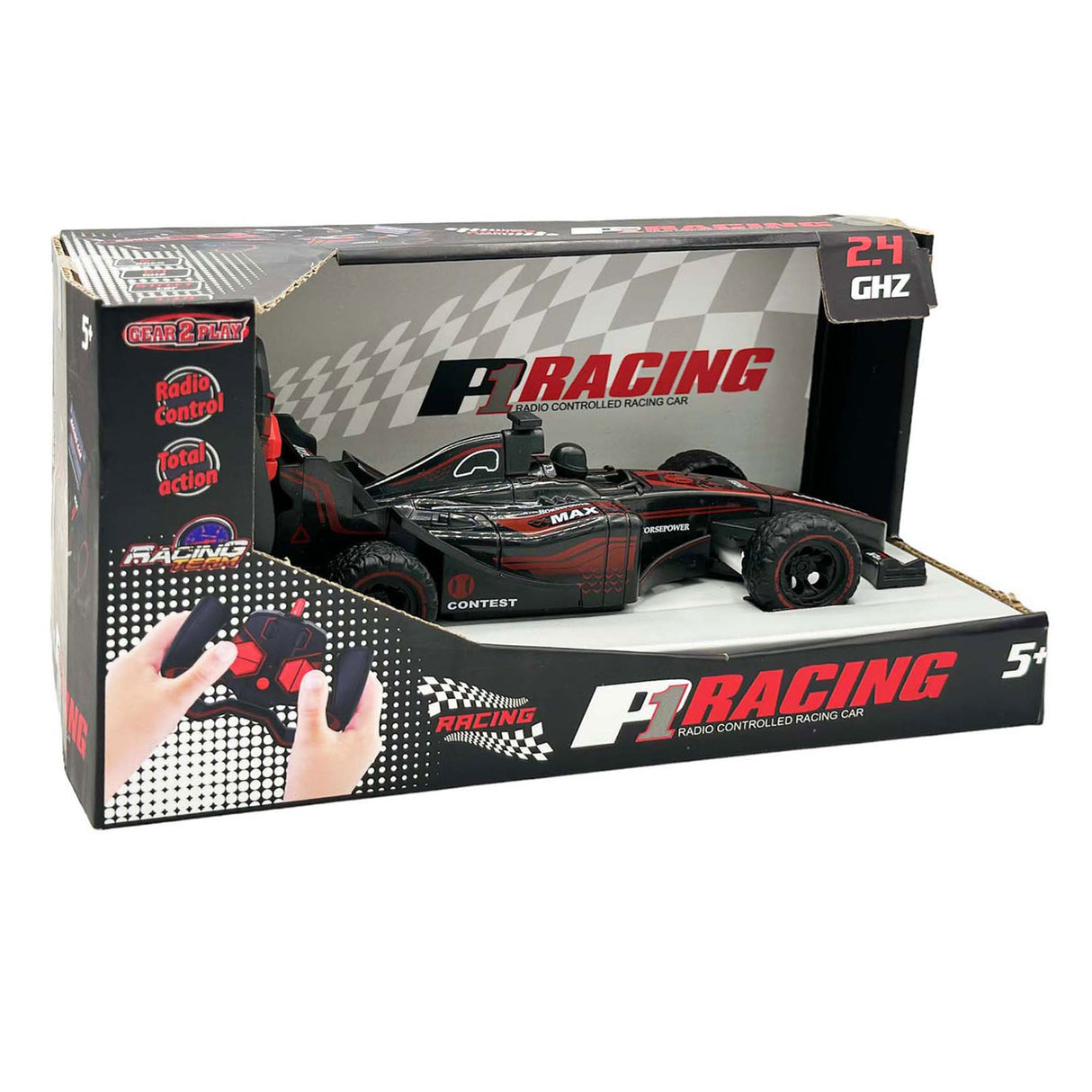 Gear2play rc kontrolleret bilvæddeløbshold p1
