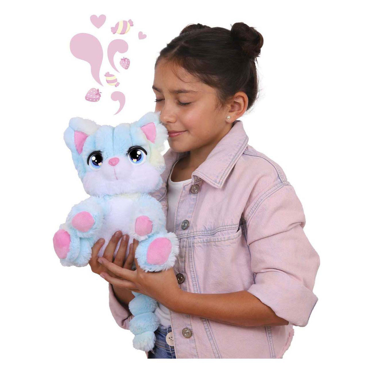 Spectron bomuld cuties kitty - duftende bomuld slik krammetøj, 30 cm
