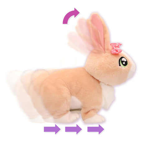 Imc toys club petz betsy rabbit brown - interactive plush cuddly toy - incl. batterier