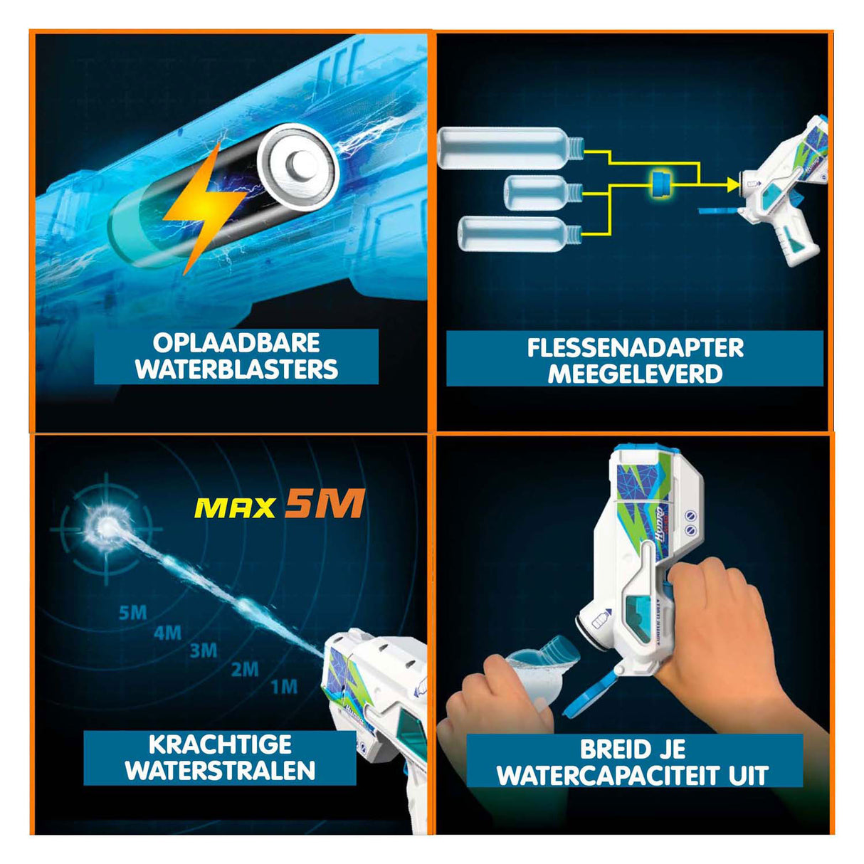 Silverlit hydro mad - mini vandpistoler 2-pak