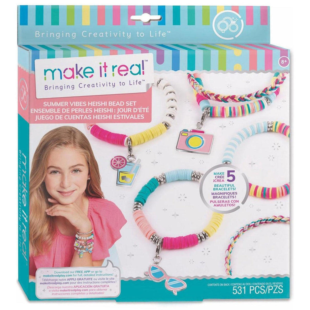 Spectron Make it Real Summer Vibes Heishi Bead Armbånd Fremstilling