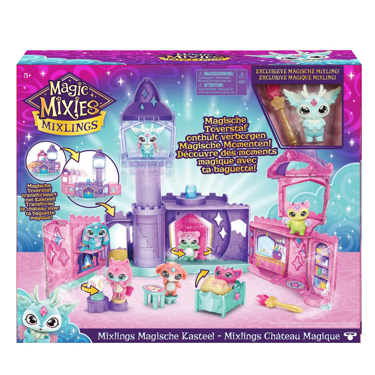 Elg legetøj mixies mixlings castle play sæt
