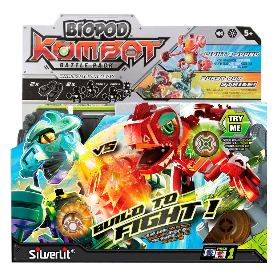 Silverlit biopod kombat duo-pakke