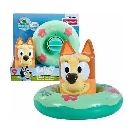 Tomy bluey plask og flydende bingo, der spiller figurbadelegetøj