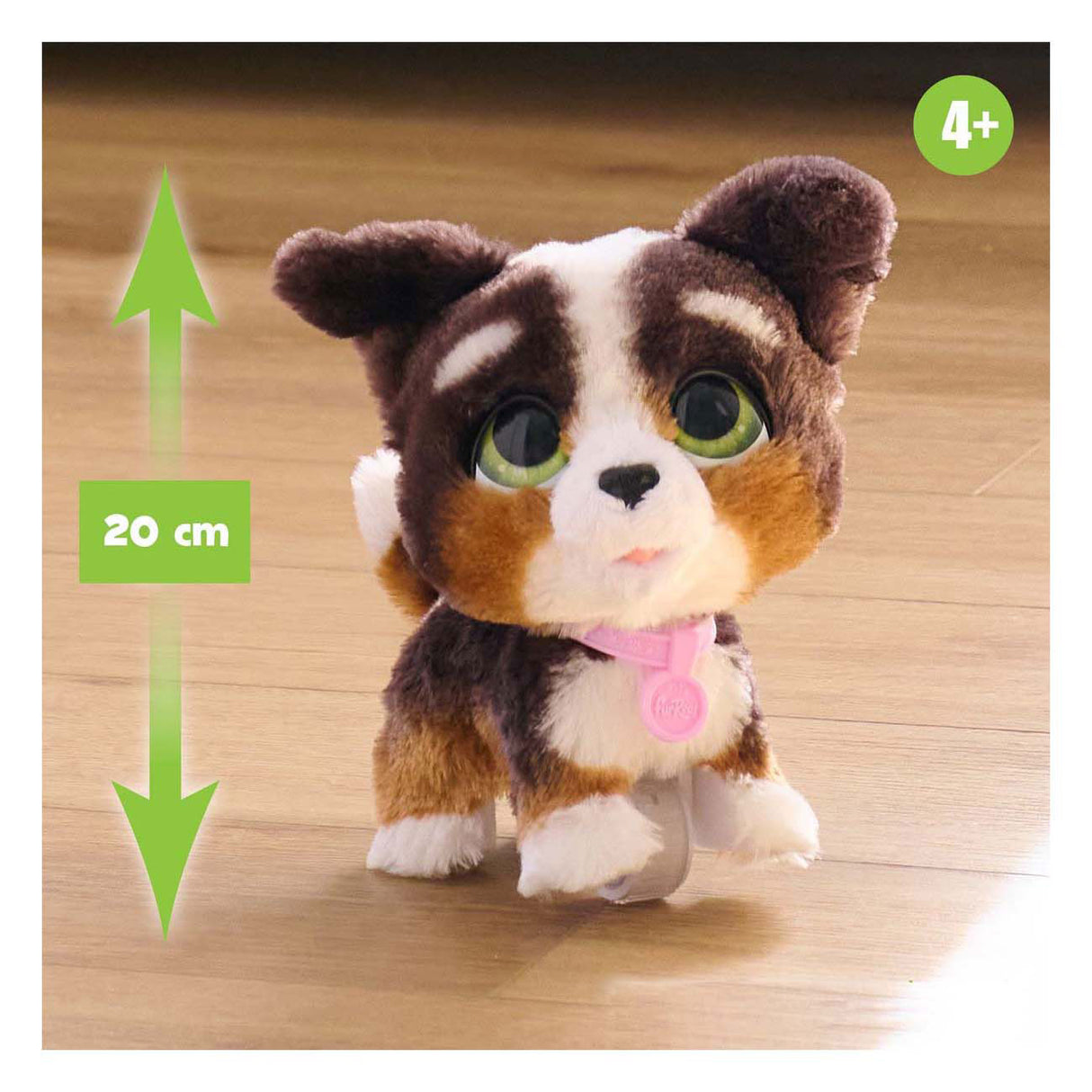 Spectron furreal walk-a-lots bernedoodle interaktivt dyr