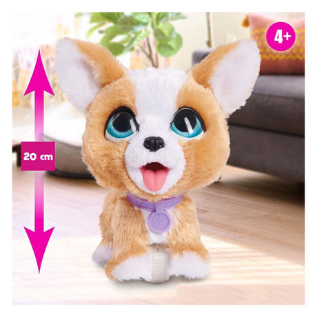 Bare leg furreal poopalots corgi-hvalp - interaktivt plyslegetøj