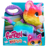 Bare spil furreal walkalots big wags unicorn cat - interaktivt plyslegetøj