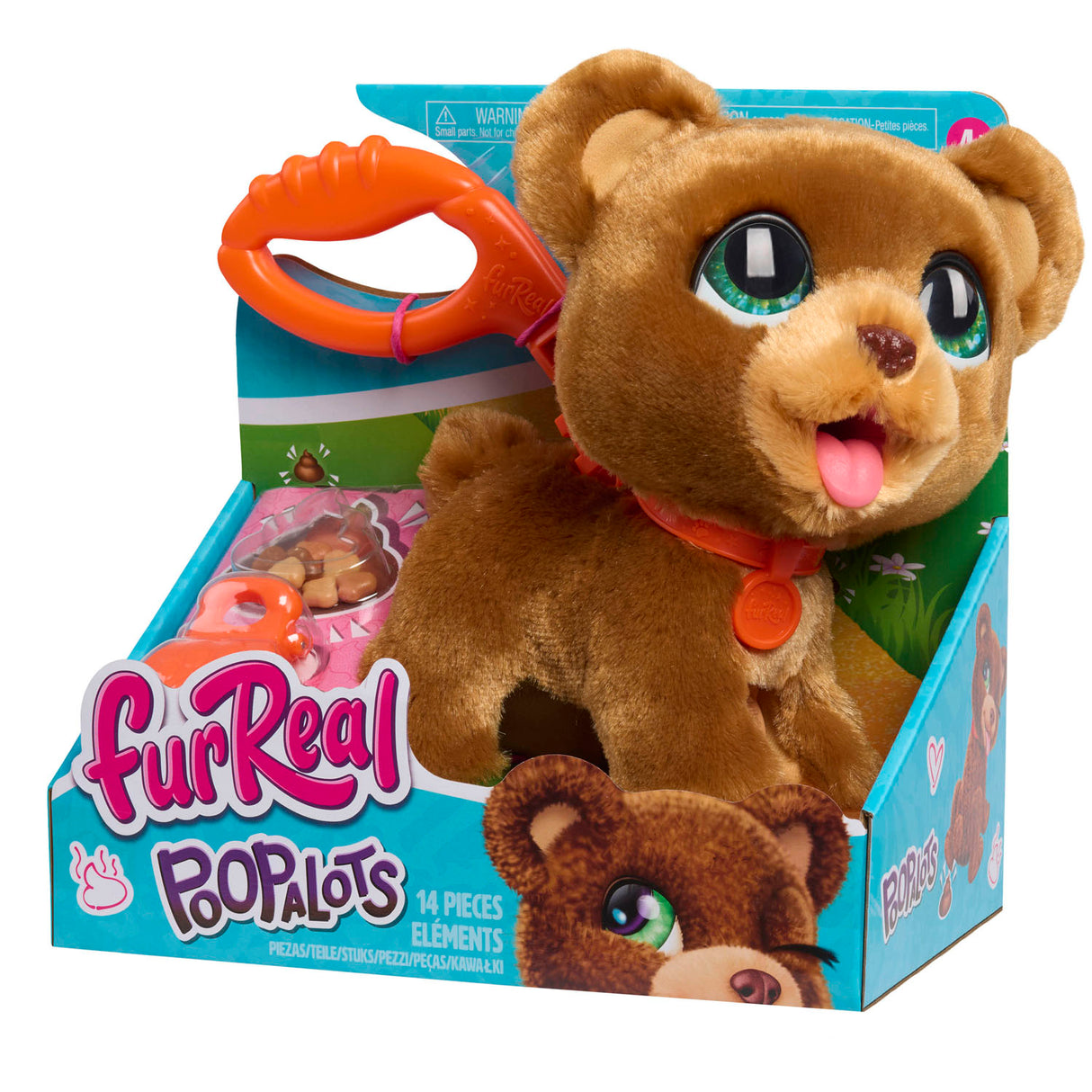 Spectron furreal poop-a-lots bjørn interaktivt dyr