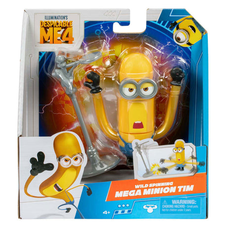 Moose toys despicable me 4 - vild spinning mega minion tim - actionfigur