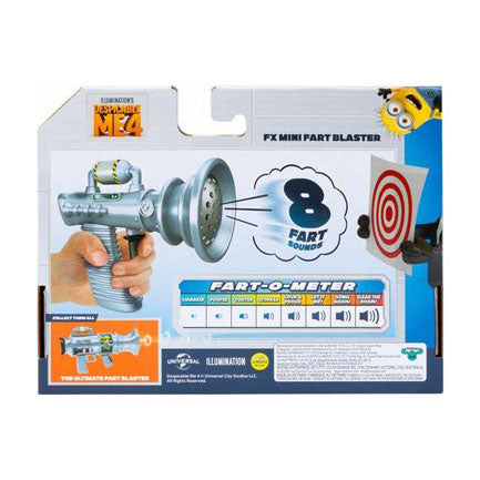 Moose toys despicable me 4 - mini prut blaster - 8 prut lyde