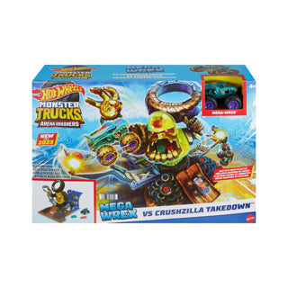 Hot wheels monster truck arena smasher takedown
