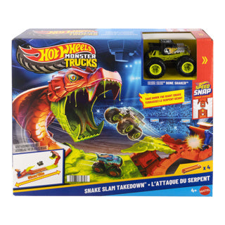 Hot wheels monster trucks snake slam takedown spor