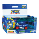 Carrera pull back bilteam sonic racing - sonic speed star