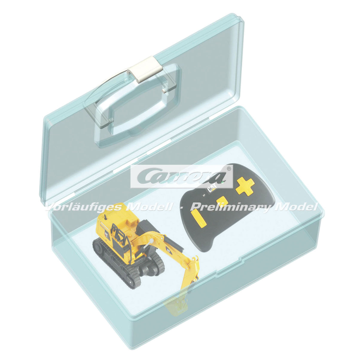 Carrera rc styret bil - cat mini rc - 336 hydraulisk gravemaskine