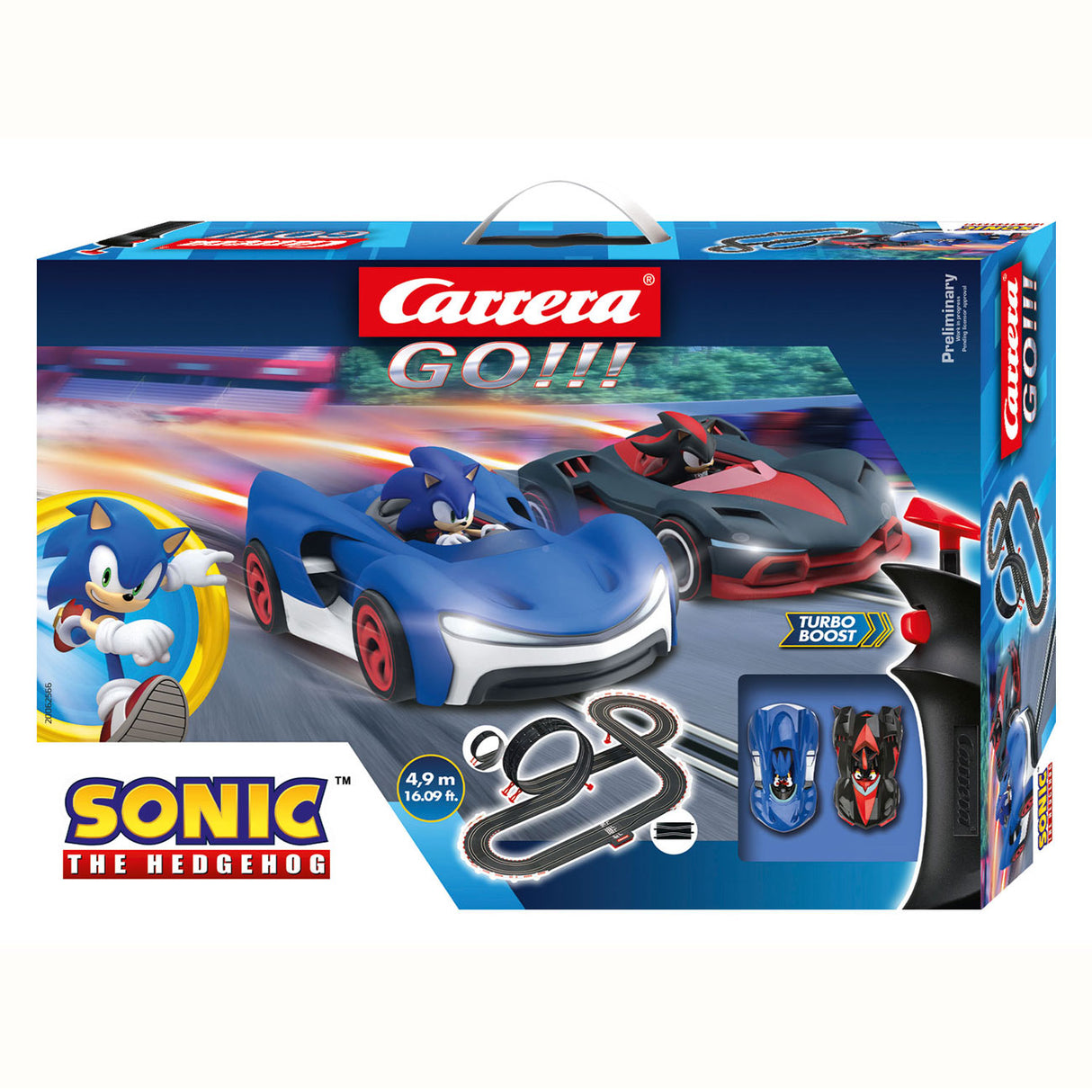 Carrera gå!!! racerbane - sonic