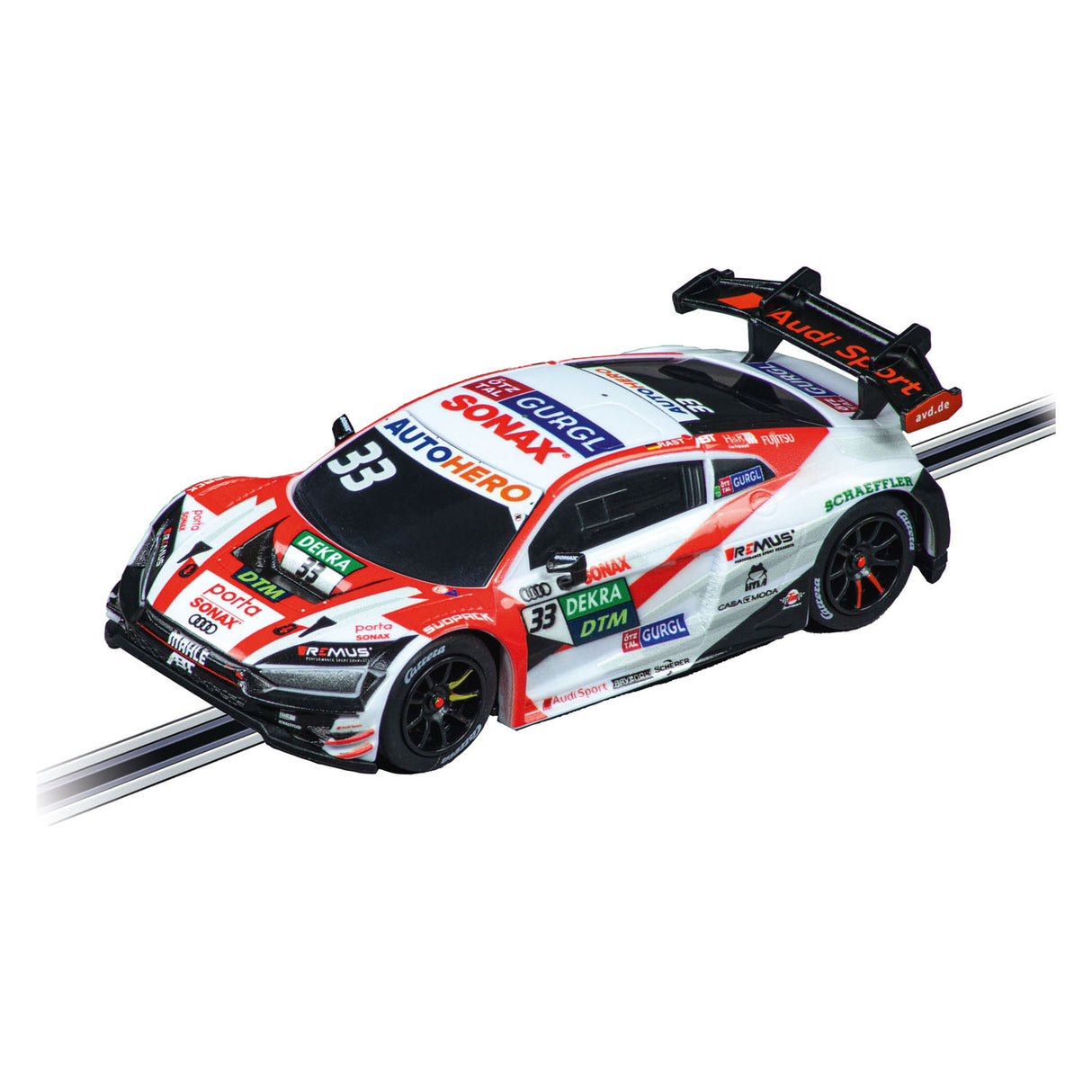 Carrera gå!!! racerbil - audi r8 dtm rene rast, no. 33
