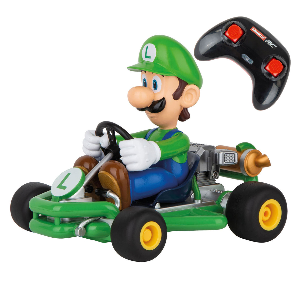 Carrera RC Super Mario Pipe Kart Luigi kontrolleret bil