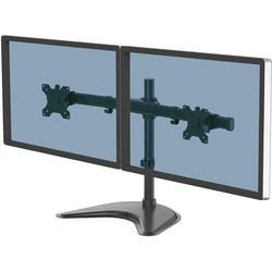 Monitorarm fellowes professionel serie dobbelt vandret sort