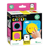 Banan panda - on-the-go puslespil opdage cirkler - 16 stk.
