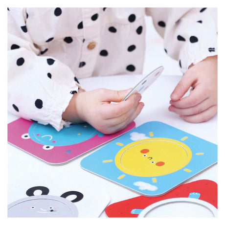 Banan panda - on-the-go puslespil opdage cirkler - 16 stk.