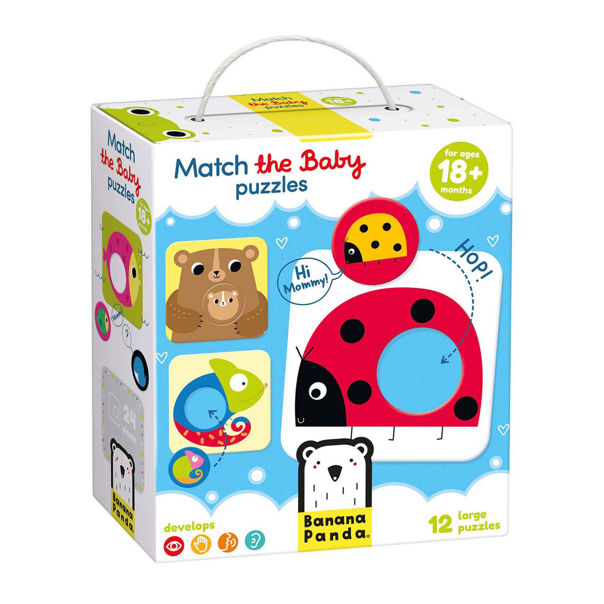 Banan panda - match baby - 12 stk.