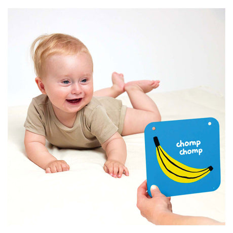 Banan panda - højkontrast babykort 6m+ 9m+ - 24stk.