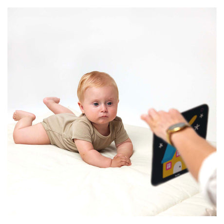 Banan panda - højkontrast babykort 6m+ 9m+ - 24stk.