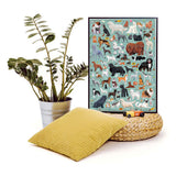 Banan panda - puzzlove hunde - 100 stk.